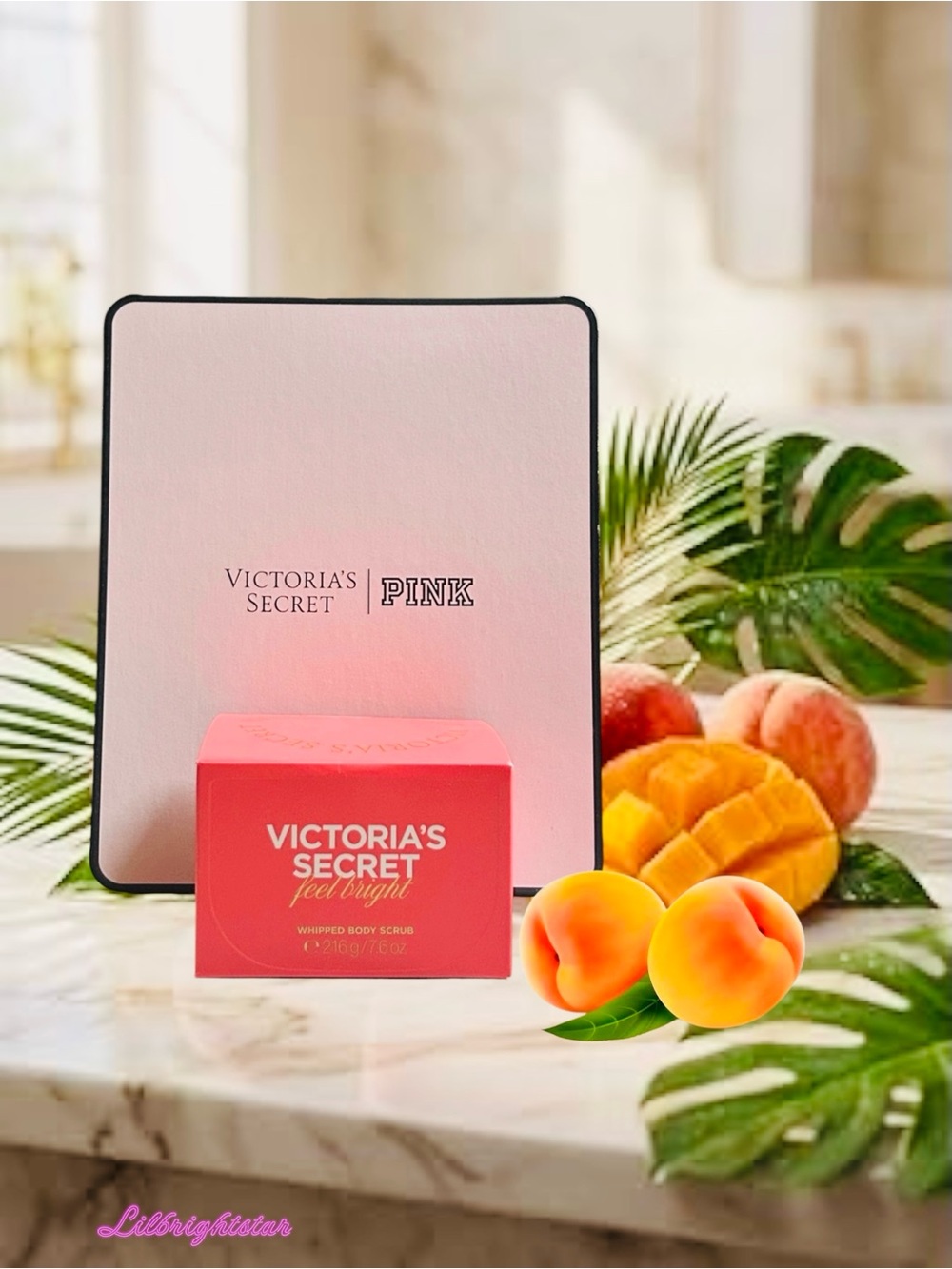 🆕🍑 White Peach Mango Body Sugar Scrub Victoria Secret NWT
